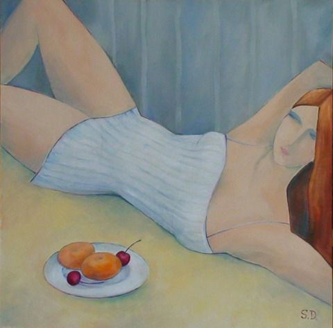 Elle se repose